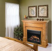 Kenton Oak Electric Fireplace