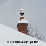 Brick Chimney: Winter Months Picture
