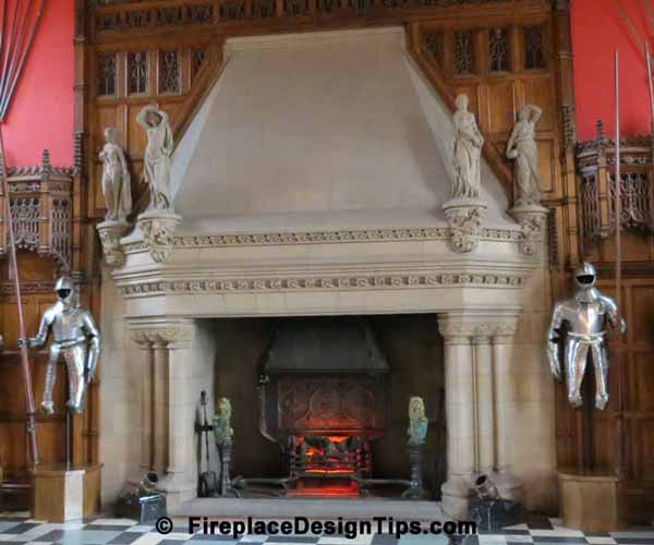 castle fireplace